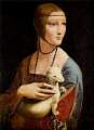 Frau mit Hermelin - Frettchengemälde Leonardo